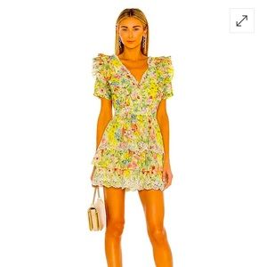 LoveShackFancy Aldina Mini Dress